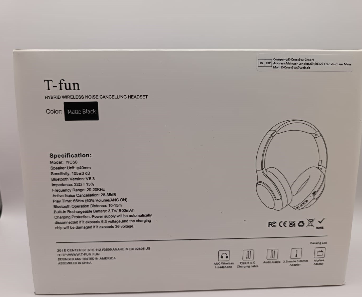 Cuffie ibride NC50T-FUN - immagine 7