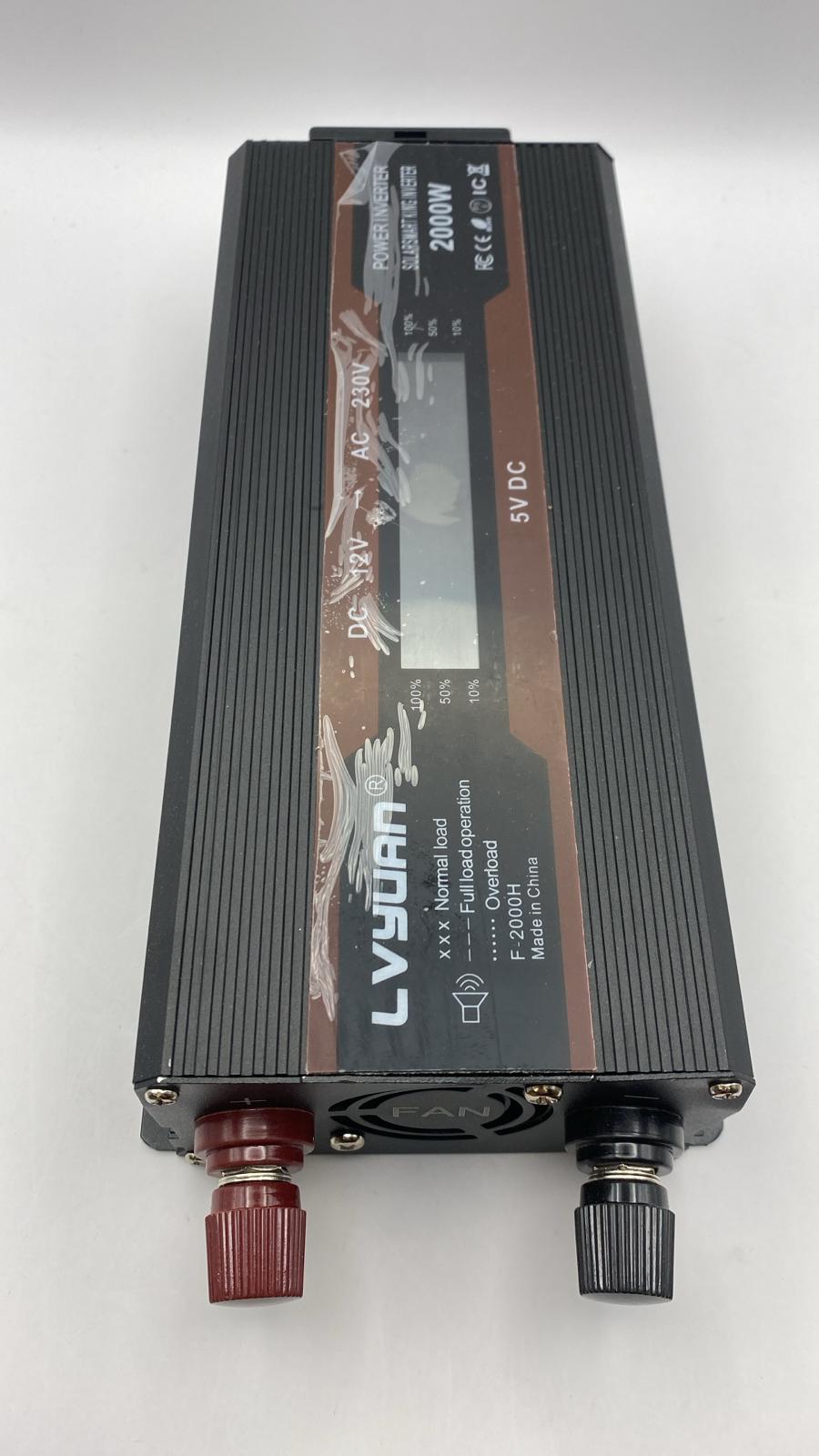 Convertitore di tensione LVYUAN 2000W con display LCD - immagine 2
