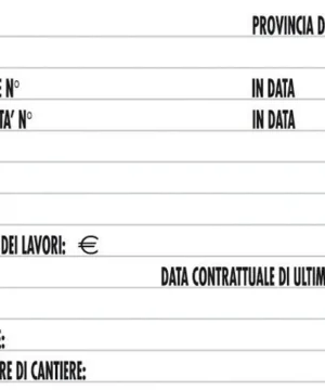 Cartello segnaletico "CONCESSIONI EDILIZIE"